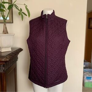Women’s Eddie Bauer Lightweight quilted pattern  Vest - Sz M